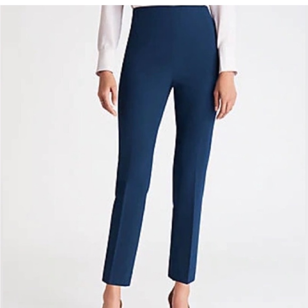 Ann Taylor Women's Teal Chinos - Picture 3 of 9